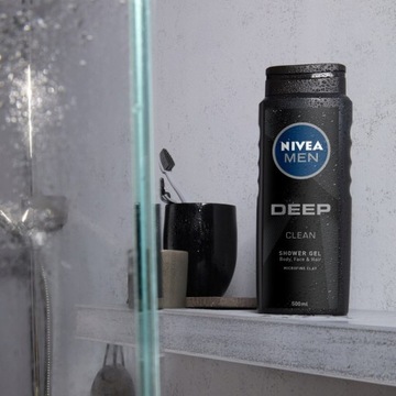 Nivea Men Żel pod prysznic Deep Clean 500ml