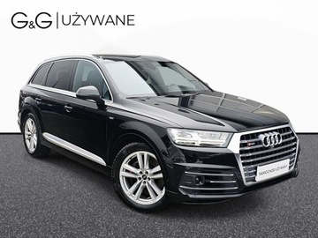 Audi Q7 II SQ7 4.0 TDI 435KM 2017 Audi SQ7 pneumatyka, hak, 7 osobowa, naglosnienie BOSE, elektryczne fotele, zdjęcie 2
