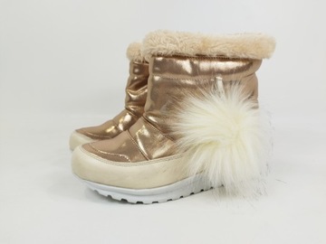 Trendyol fur detail snow ankle boot śniegowce botki r. 37