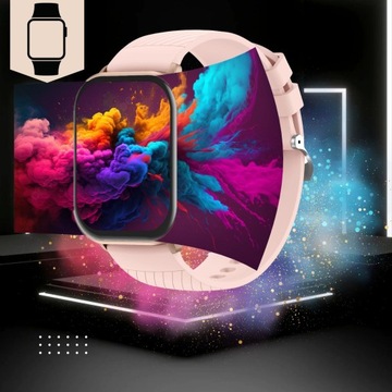 ZEGAREK SMARTWATCH DAMSKI POLSKIE MENU ROZMOWY PULS CIŚNIENIE SPORT 2 PASKI