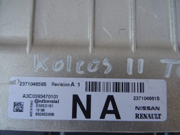 JEDNOTKA KARTY UZAMČENÍ BCM TCE KOLEOS II FACELIFT