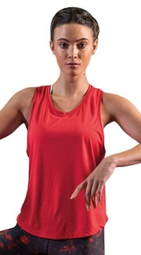 Luźna koszulka na ramiączkach BOKSERKA fitness XL