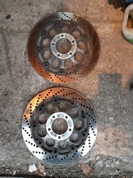 Suzuki gsxr 750 w 93-95 комплект передних тормозных дисков