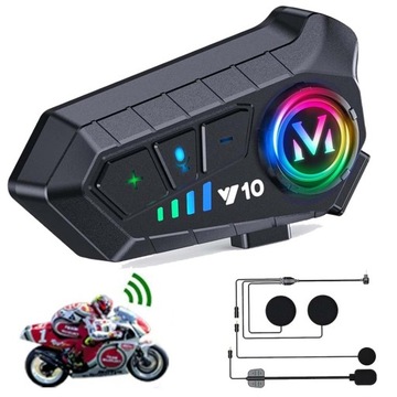 МОТОЦИКЛОВЫЕ НАУШНИКИ BT 5.3 БЕСПРОВОДНОЙ ВЫЗОВ ДЛЯ ШЛЕМА ВОДОНЕПРОНИЦАЕМЫЙ