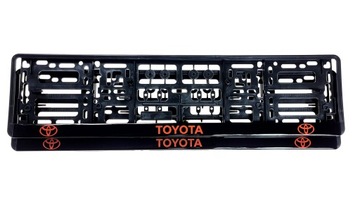 Гелевые рамки номерного знака TOYOTA, 2 шт.