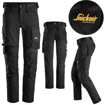 Spodnie robocze Snickers 6341 męskie Stretch 58