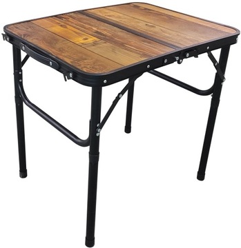 STOLIK TURYSTYCZNY składany kempingowy 60x45x25/56 cm drewno ENERO CAMP
