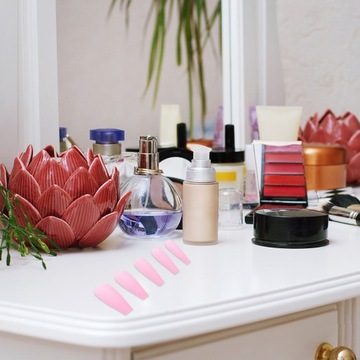 DZIEWCZĘCE SZTUCZNE PAZNOKCIE NACISKAJ NA DIY SZTUKA PAZNOKCI FAŁSZYWE ŁATKI