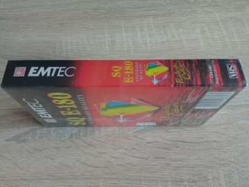 VHS кассета SQ-E-180 новая фольга