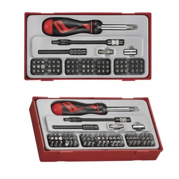 TENGTOOLS Zestaw wkrętaka z grotami 74 ele TTMD74