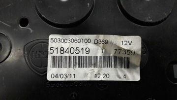 51840519 PŘÍSTROJOVÁ DESKA BUDÍK FIAT GRANDE PUNTO EVO 1.2B