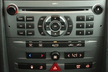 Peugeot 407 Sedan 1.8 16V 125KM 2007 Peugeot 407 1.8 16V, Salon Polska, Klima, zdjęcie 9