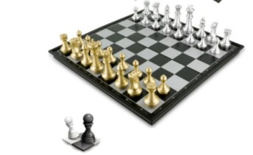 ЭКСКЛЮЗИВНЫЕ МАГНИТНЫЕ ШАХМАТЫ. ЗОЛОТО СЕРЕБРО