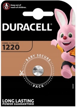 Mocna ORYGINALNA DURACELL DL1220 CR1220 3V