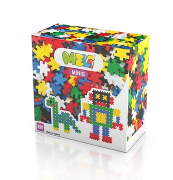 Klocki wafle Meli Minis 200 elementów