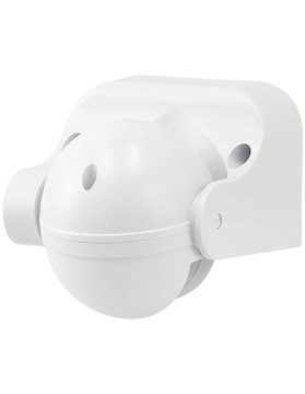 Настенный PIR-датчик движения в сумерках, уличный светодиод, детектор поверхностного монтажа, белый