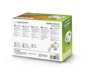 ESPERANZA Apple Pie EKM011 РУЧНОЙ МИКСЕР 400ВТ
