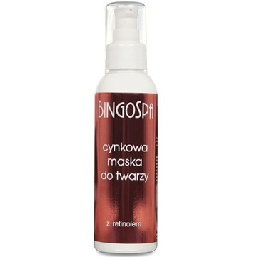 BINGOSPA Cynkowa maska do twarzy z Retinolem 150g