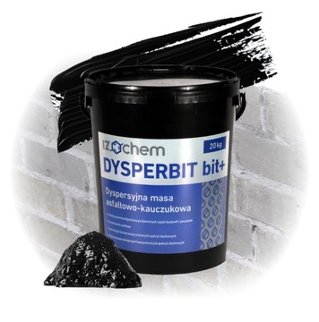 DYSPERBIT MASA ASFALTOWO KAUCZUKOWA WYDAJNA GĘSTA ELASTYCZNA 20 KG