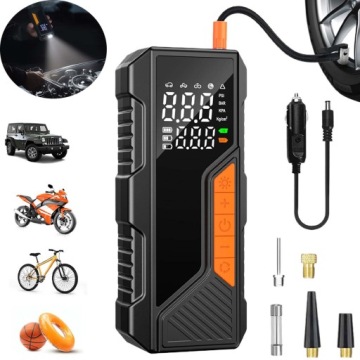 Bezdrátová Elektrická Pumpa Kompresor Do Auta Na Kolo 1500MAH