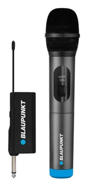 Беспроводной микрофон с передатчиком Blaupunkt + 2 батарейки + аксессуары