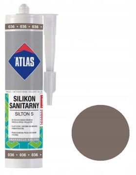 ATLAS SILIKON SILTON S 280ml - 036 CIEMNOSZARY
