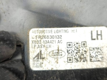 LAND ROVER EVOQUE II 2020 LEVÝ STRANA SVĚTLA ZADNÍ KRYT KUFRU