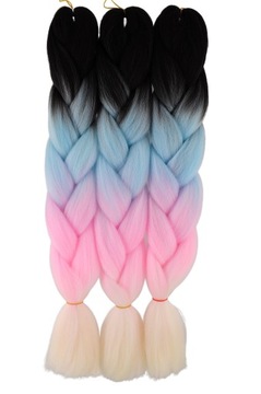 СИНТЕТИЧЕСКИЕ ВОЛОСЫ COLORFUL BRIDGE DREADS 4-10