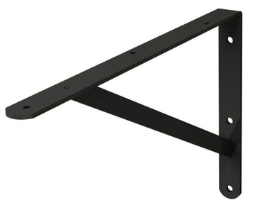 Полкодержатель усиленный - опора - WSWP BLACK 400x250x4,0