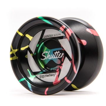 Yoyo aluminiowe SHUTTER Yoyofactory splash black rainbow