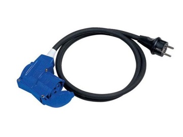 Разъем адаптера CEE, прямоугольный, с розеткой, кабель 230 В