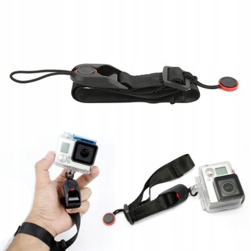 REGULOWANA SMYCZ ZABEZPIECZAJĄCA PASEK NA NADGARSTEK DO APARATU KAMERY AKCJ