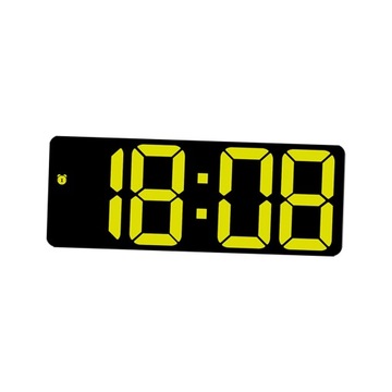 Biurkowy zegar cyfrowy budzik LED biurko 12H 24H nowoczesny duży ekran