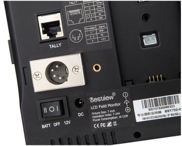 Monitor podglądowy BestView BSY702F-HDS 7 cali IPS