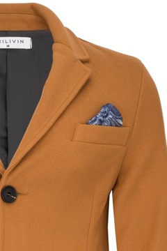 МУЖСКОЕ ЭЛЕГАНТНОЕ КЛАССИЧЕСКОЕ ПАЛЬТО ВЕРБЛЮЖНОГО цвета, ШЕРСТЬ: S