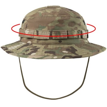 Kapelusz Męski Wojskowy Boonie Mk2 HELIKON Rip-Stop Moro MultiCam M