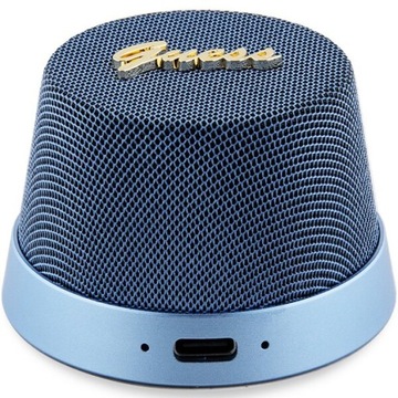 GUESS BLUETOOTH ДИНАМИК GUWSC3ALSMB ПОДСТАВКА МАГНИТНЫЙ СЦЕНАРИЙ МЕТАЛЛ СИНИЙ