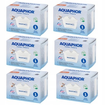 6 szt WKŁAD FILTRUJĄCY FILTR FILTRY AQUAPHOR MAXFOR B100 DO DZBANKÓW DAFI