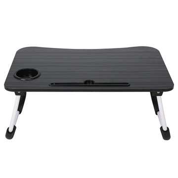 СТОЛ ДЛЯ ЗАВТРАКА ДЛЯ НОУТБУКА ДЛЯ КРОВАТИ, ЧЕРНЫЙ ПОДДОН