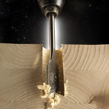 Zestaw wierteł piórkowych łopatkowych do drewna 6x