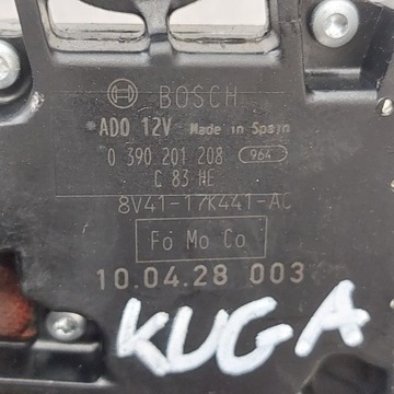 FORD KUGA MK1 MOTOREK STĚRAČE ZADNÍ BOSCH 0390201208 8V41-17K441-AC
