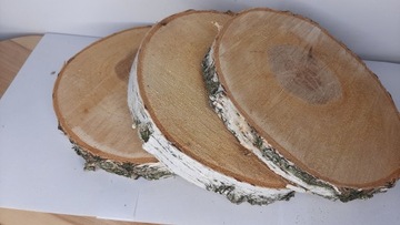 Срез березового диска, мега 17-20см.