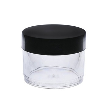 SŁOICZEK NA KOSMETYKI ŻEL BROKAT 30ml CZARNY