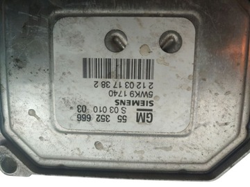 JEDNOTKA MOTORU OPEL VECTRA C SIGNUM ASTRA H 1.8 16V 122KM 55352666