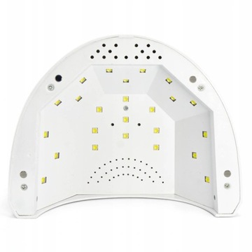 Lampa do hybryd UV LED 24W/48W biała Sensor Ruchu Semilac