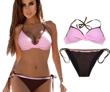 SEKSOWNE BIKINI MODNY STRÓJ KĄPIELOWY DAMSKI DWUCZĘŚCIOWY KOSTIUM XXL