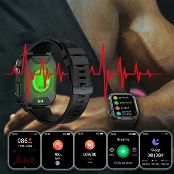 МУЖСКИЕ СПОРТИВНЫЕ ЧАСЫ SMARTWATCH с GPS-МОНИТОРОМ PL