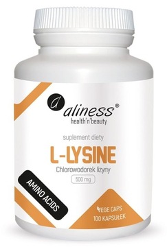 Aliness L-Lysine LIZYNA 500 mg 100k CHLOROWODOREK