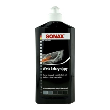 SONAX WOSK KOLORYZUJĄCY NANO CZARNY BLACK 500ml
