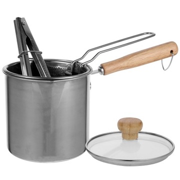 FRYTOWNICA ZE STALI NIERDZEWNEJ TATA, GŁĘBOKIE SMAŻENIE, GOTOWANIE